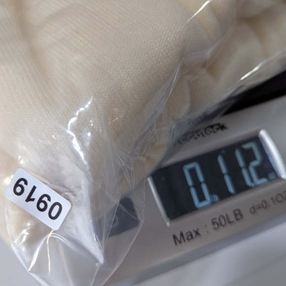 DG2 Diane Gilman Lux Touch Ivory V Neck Sweater Top Women's XL Tunic Boyfriend - Picture 9 of 9